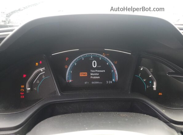 SHHFK7H31LU210252 2020 HONDA CIVIC Gray Widok zestawu wskaźników