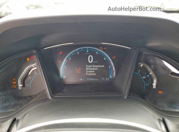 SHHFK7H35LU217463 2020 HONDA CIVIC Silver Սարքավորումների վահանակի տեսք
