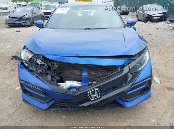 SHHFK7H38LU405734 2020 HONDA CIVIC Blue Dashboard view