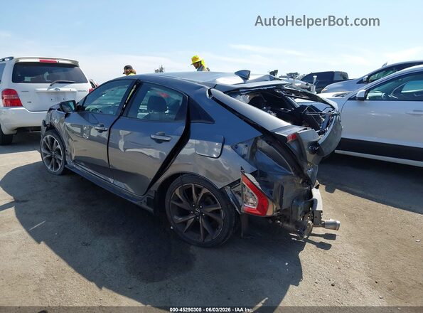 SHHFK7H40JU413669 2018 HONDA CIVIC Gray უკანა მარცხენა