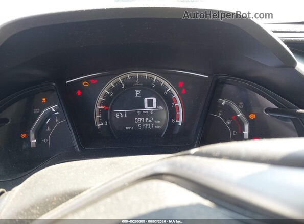 SHHFK7H40JU413669 2018 HONDA CIVIC Gray უკანა სავარძლების ხედი