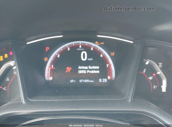 SHHFK7H40LU210302 2020 HONDA CIVIC White Vista de los asientos traseros