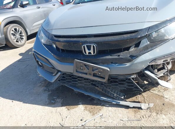 SHHFK7H40MU215680 2021 HONDA CIVIC Light Blue Вид спереду
