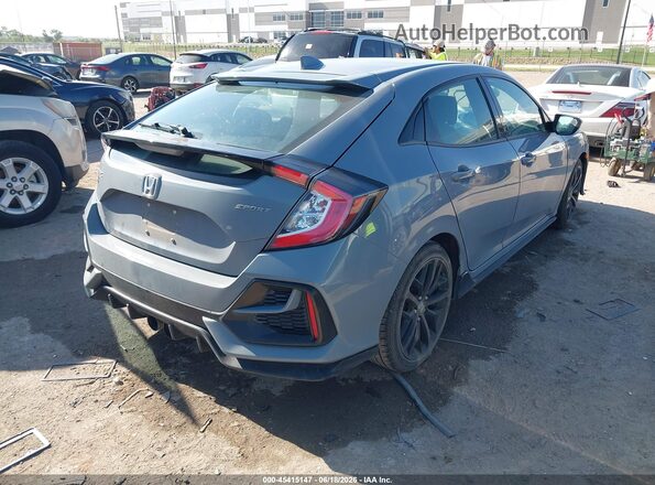 SHHFK7H40MU215680 2021 HONDA CIVIC Light Blue Задня права чверть