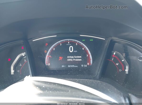 SHHFK7H40MU215680 2021 HONDA CIVIC Light Blue Вид задніх сидінь