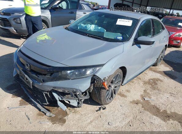 SHHFK7H40MU215680 2021 HONDA CIVIC Light Blue Передня ліва чверть
