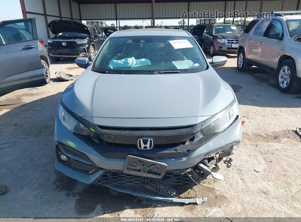 SHHFK7H40MU215680 2021 HONDA CIVIC Light Blue Вид щитка приладів