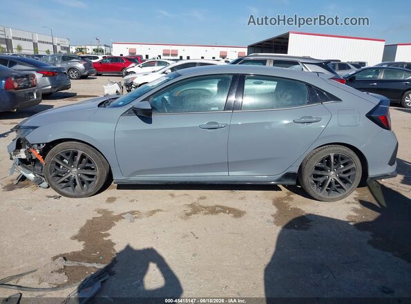 SHHFK7H40MU215680 2021 HONDA CIVIC Light Blue Панорамний вид салону 360°