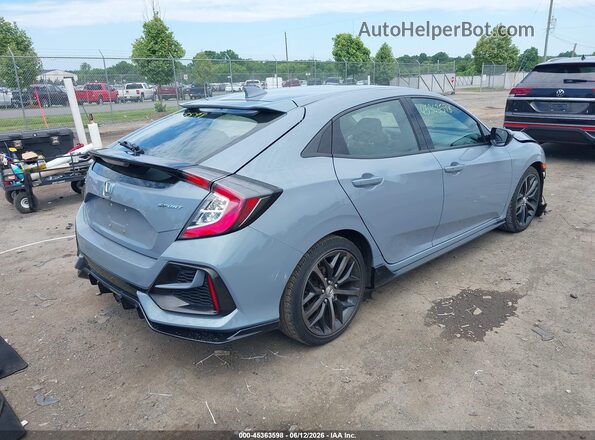 SHHFK7H40MU223973 2021 HONDA CIVIC Blue უკანა მარჯვენა