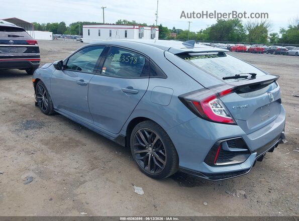SHHFK7H40MU223973 2021 HONDA CIVIC Blue უკანა მარცხენა