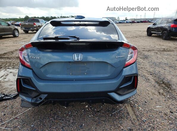 SHHFK7H40MU229451 2021 HONDA CIVIC Blue Հետևի տեսք