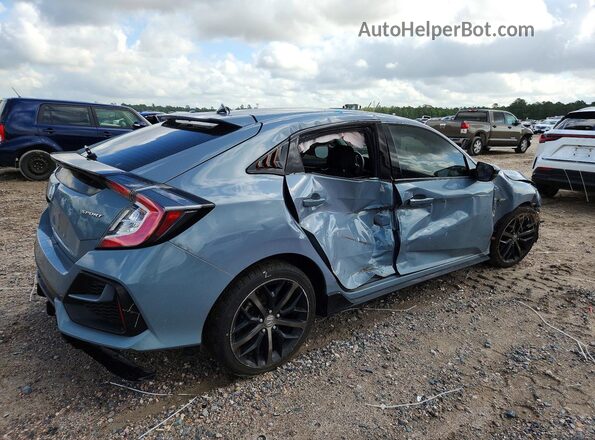 SHHFK7H40MU229451 2021 HONDA CIVIC Blue Հետևի աջ