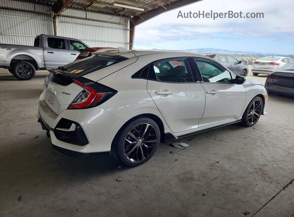 SHHFK7H40MU403261 2021 HONDA CIVIC White Tył prawy