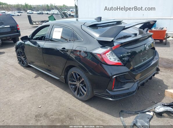 SHHFK7H40MU411814 2021 HONDA CIVIC Черный Задняя левая четверть