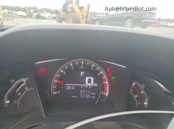 SHHFK7H41HU413643 2017 HONDA CIVIC Серый Вид щитка приборов