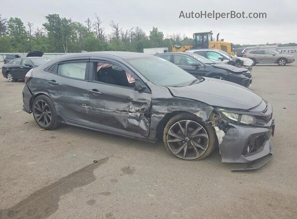 SHHFK7H41HU413643 2017 HONDA CIVIC Серый Передняя правая четверть