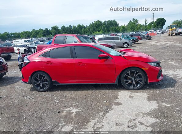 SHHFK7H41JU237764 2018 HONDA CIVIC Red Սալոնի հետևի տեսք