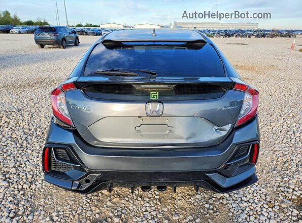 SHHFK7H41MU227689 2021 HONDA CIVIC Серый Вид сзади
