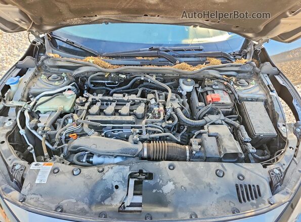 SHHFK7H41MU227689 2021 HONDA CIVIC Серый Вид задней части салона