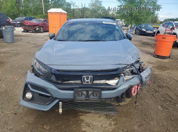 SHHFK7H41MU421865 2021 HONDA CIVIC Gray Դիմացի տեսք