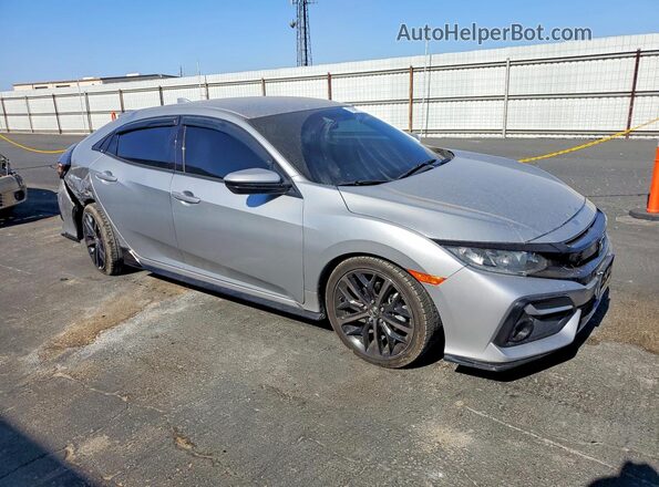 SHHFK7H42MU211002 2021 HONDA CIVIC Серебряный 