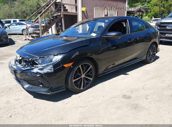 SHHFK7H42MU212599 2021 HONDA CIVIC Black Front left