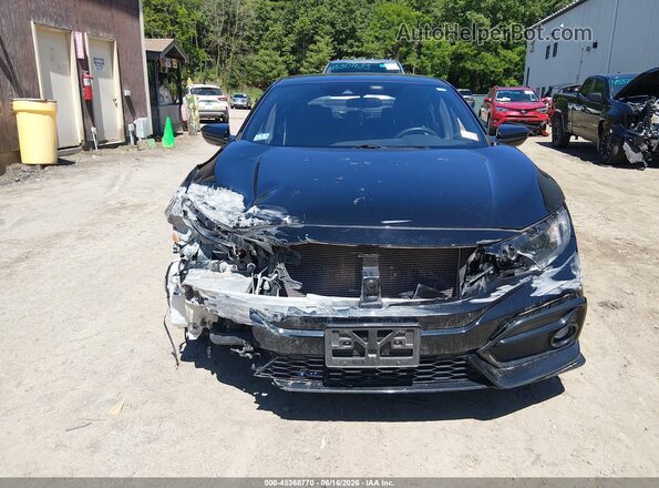 SHHFK7H42MU212599 2021 HONDA CIVIC Black Instrument cluster view