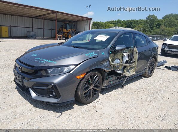 SHHFK7H42MU414519 2021 HONDA CIVIC Серый Передняя левая четверть