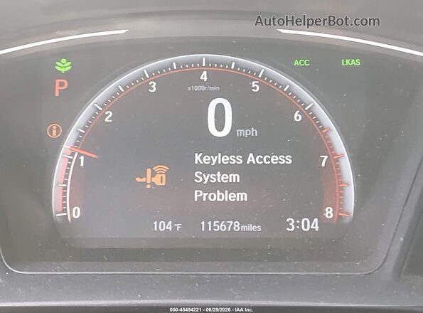 SHHFK7H42MU414519 2021 HONDA CIVIC Серый 