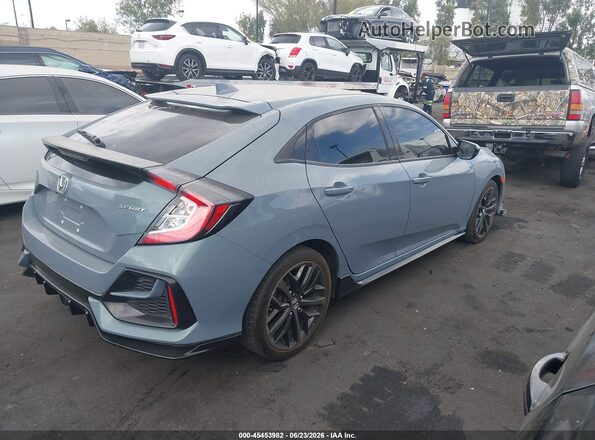 SHHFK7H43LU414124 2020 HONDA CIVIC Gray უკანა სალონის ხედი
