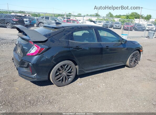 SHHFK7H43MU408146 2021 HONDA CIVIC Black Tył prawy