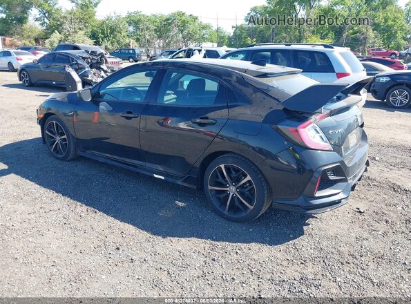 SHHFK7H43MU408146 2021 HONDA CIVIC Black Tył lewy