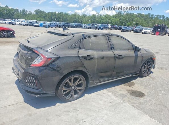SHHFK7H44HU233766 2017 HONDA CIVIC Черный Задняя правая четверть