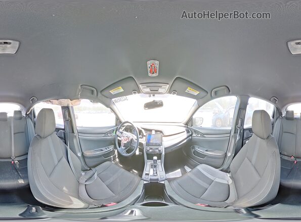 SHHFK7H44HU233766 2017 HONDA CIVIC Черный Вид наклейки с VIN-кодом