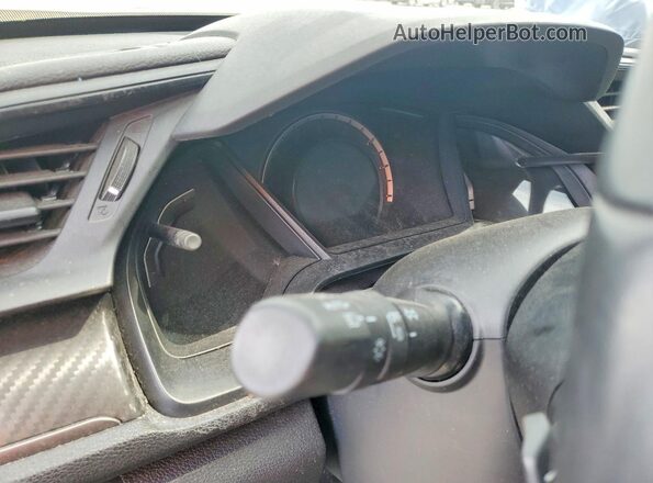 SHHFK7H44JU237418 2018 HONDA CIVIC White Вид щитка приладів