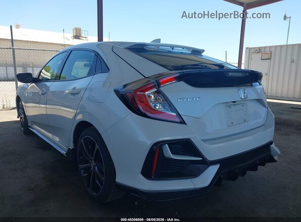 SHHFK7H44LU419154 2020 HONDA CIVIC White Trasero izquierdo