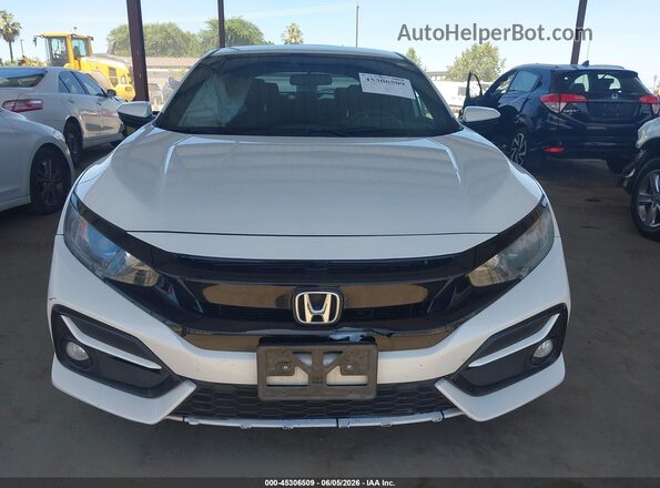 SHHFK7H44LU419154 2020 HONDA CIVIC White Vista del cuadro de instrumentos