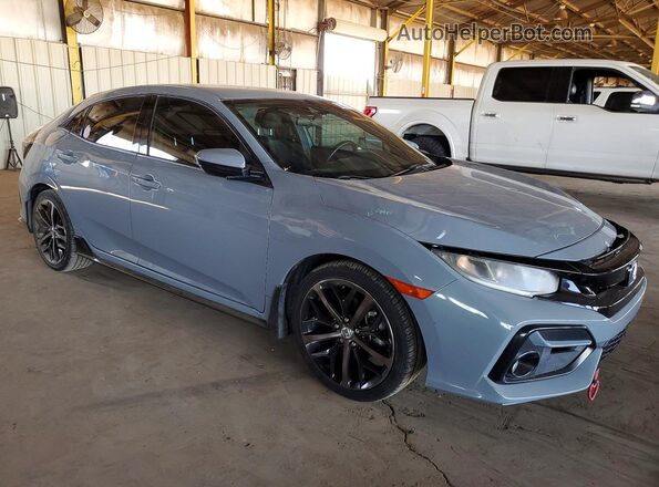 SHHFK7H44MU218470 2021 HONDA CIVIC Бирюзовый 