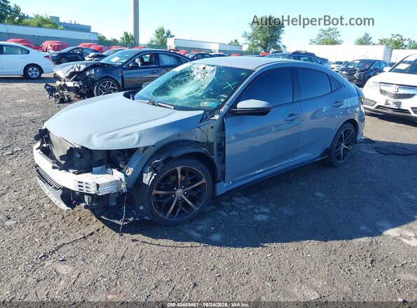 SHHFK7H44MU404820 2021 HONDA CIVIC Teal Передня ліва чверть