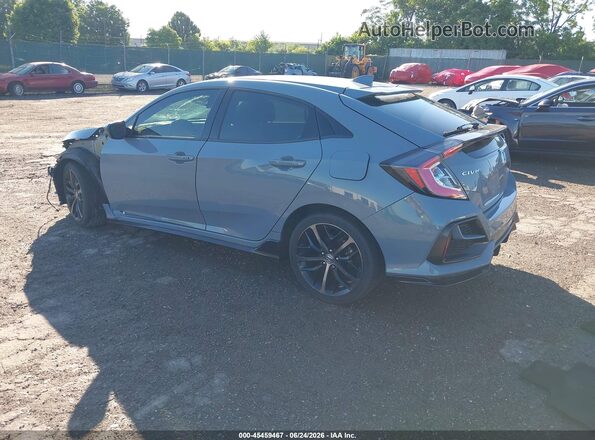 SHHFK7H44MU404820 2021 HONDA CIVIC Teal Задня ліва чверть