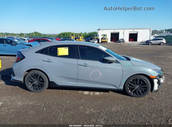 SHHFK7H44MU404820 2021 HONDA CIVIC Teal Вид задньої частини салону