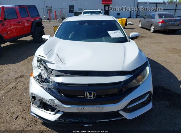 SHHFK7H44MU409547 2021 HONDA CIVIC White Instrument cluster view