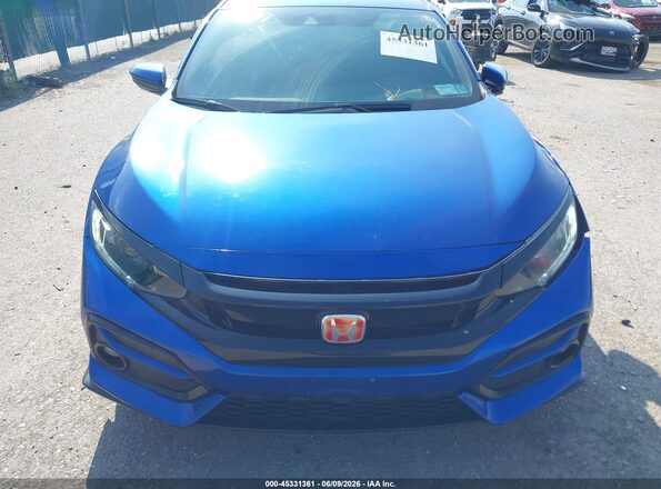 SHHFK7H45LU421558 2020 HONDA CIVIC Blue Вид щитка приладів