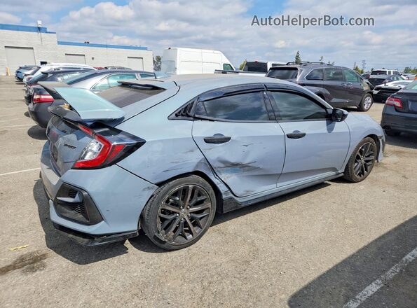 SHHFK7H45MU405443 2021 HONDA CIVIC Gray Rear right