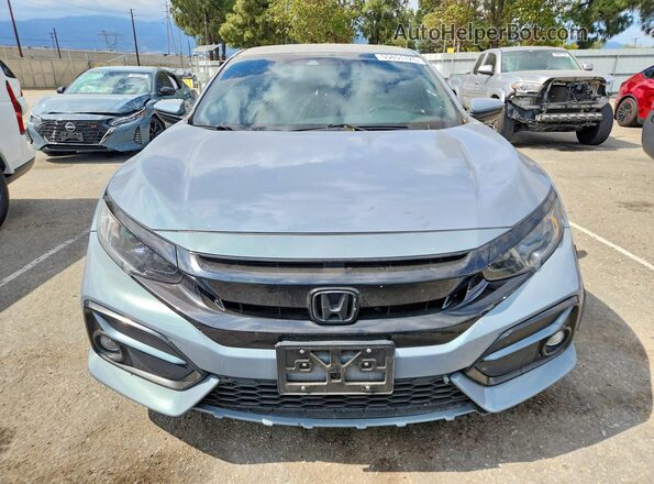 SHHFK7H45MU405443 2021 HONDA CIVIC Gray Front view