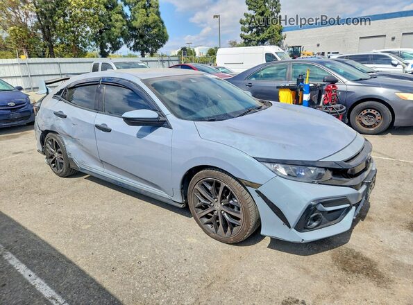 SHHFK7H45MU405443 2021 HONDA CIVIC Gray Front right