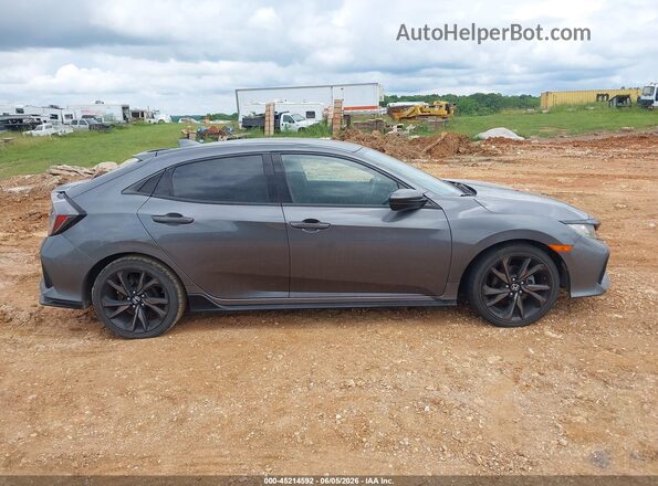 SHHFK7H46HU213325 2017 HONDA CIVIC Gray Вид задньої частини салону