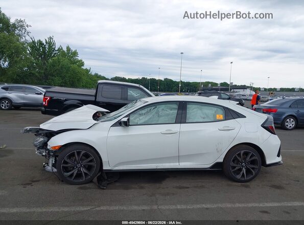SHHFK7H46JU415488 2018 HONDA CIVIC Белый Панорамный вид салона 360°