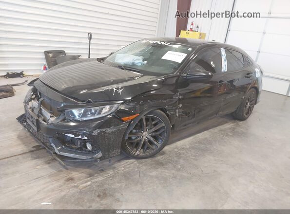 SHHFK7H46LU204083 2020 HONDA CIVIC Black Przód lewy