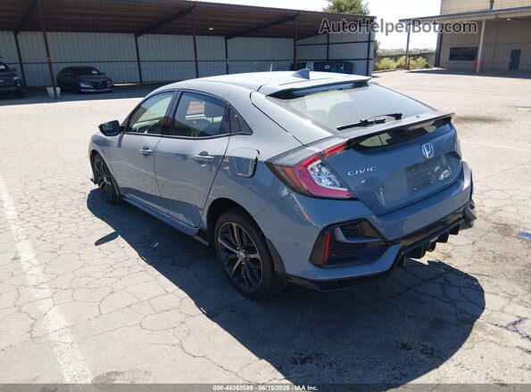 SHHFK7H46MU418394 2021 HONDA CIVIC Blue Հետևի ձախ